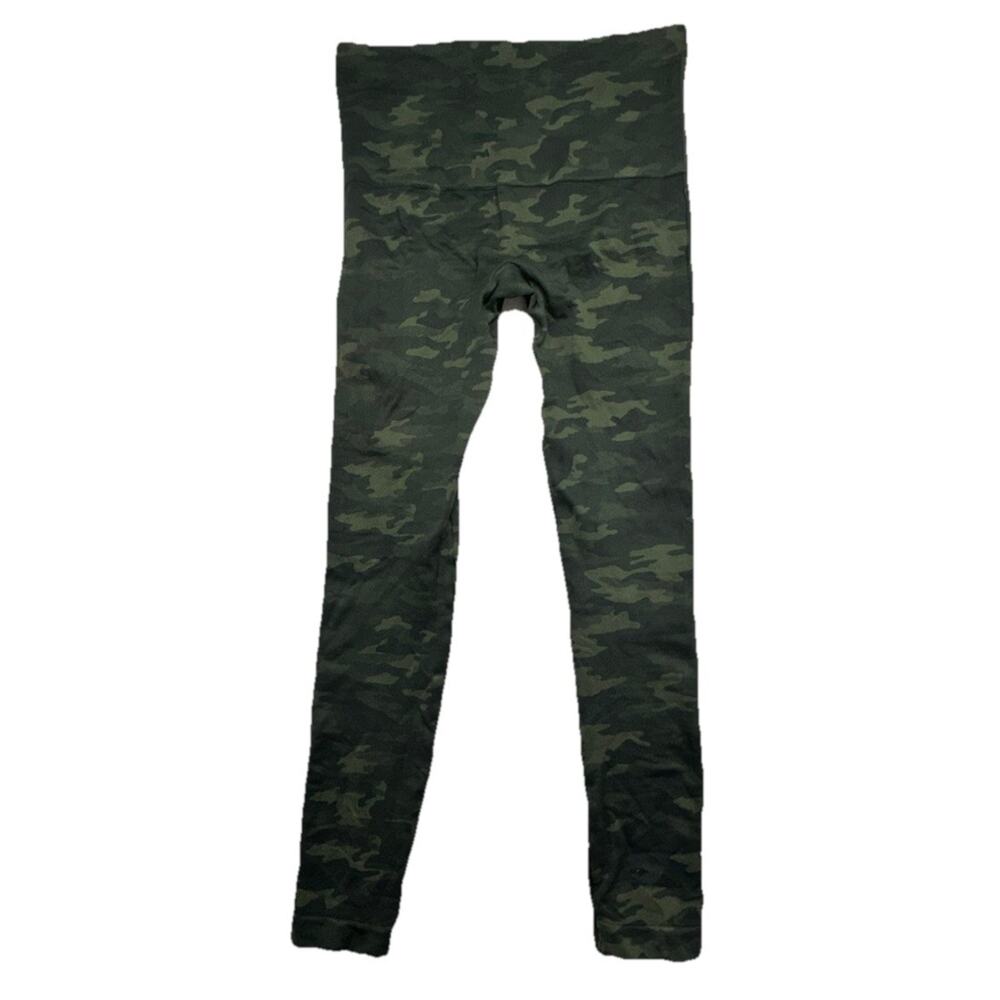 Spanx Womens Size M Look At Me Now Seamless Leggings Camo High Waist Shaping - Picture 7 of 7